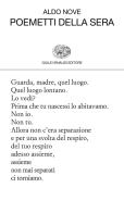Poemetti della sera di Aldo Nove edito da Einaudi