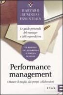 Performance management. Ottenere il meglio dai propri collaboratori edito da Etas