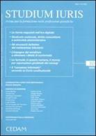 Studium iuris. Rivista per la formazione nelle professioni giuridiche (2009) vol.10 edito da CEDAM