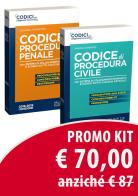 Codice di procedura civile-Codice di procedura penale. Kit di Antonio Lombardi edito da Neldiritto Editore