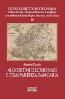 Algoritmi decisionali e trasparenza bancaria di Antonio Davola edito da Utet Giuridica