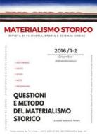 Materialismo storico. Rivista di filosofia, storia e scienze umane (2016) vol.1-2 edito da Simple