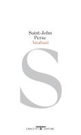 Anabasi di Perse Saint-John edito da Crocetti