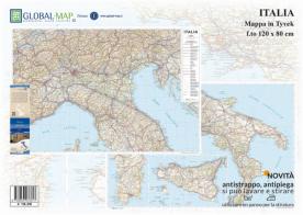 Italia 1:650.000 (Carta Stradale Internazionale in Tyvek,piegata, f.to 120 x 80 cm) edito da Global Map