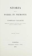 Storia della poesia in Piemonte (rist. anast. 1841) di Tommaso Vallauri edito da Forni