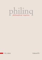 Philinq. Philosophical inquiries (2018) vol.2 edito da Edizioni ETS