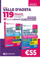 Concorso 119 docenti Valle d'Aosta. 61 posti Comuni. Manuale per tutte le prove + Quiz edito da Nld Concorsi
