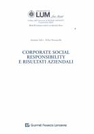 Corporate Social Responsibility e risultati aziendali di Antonio Salvi, Felice Petruzzella edito da Giuffrè