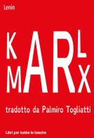 Karl Marx di Lenin edito da Robin