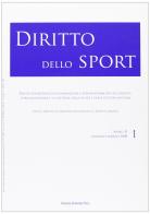Diritto dello sport (2008) vol.1 edito da Bononia University Press