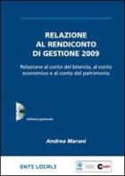 Relazione al rendiconto di gestione. CD-ROM di Andrea Marani edito da Halley Editrice