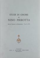 Studi in onore di Nino Pirrotta edito da Olschki