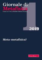 Giornale di metafisica (2019) vol.1 edito da Morcelliana