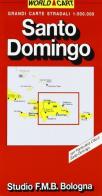 Santo Domingo. Carta stradale 1:500.000 edito da Studio FMB Bologna