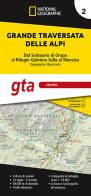 Grande traversata delle Alpi 1:25.000 vol.2 edito da Libreria Geografica