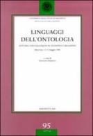 Linguaggi dell'ontologia. Atti dell'8° Colloquio su filosofia e religione (Macerata, 13-15 maggio 1999) edito da Ist. Editoriali e Poligrafici