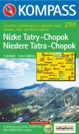 Carta escursionistica e stradale n. 2101. Slovenia. Tatra Bassa Niedere Tatra-Chopok Nìzte Tatry Chopok. Adatto a GPS. Digital map. DVD-ROM edito da Kompass
