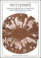 Syggraphè. Materiali e appunti per lo studio della storia e della letteratura vol.7 di Delfino Ambaglio edito da New Press
