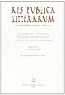 Res publica litterarum. Studies in the classical tradition vol.24 edito da Salerno