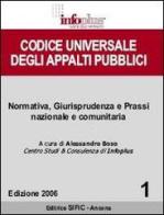 Codice universale degli appalti pubblici di Alessandro Boso edito da SIFIC