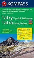 Carta escursionistica n. 2130. Repubblica Slovacca. Tatra Alta-Hohe Tatra-Visokè Tatry 1:25.000. Adatto a GPS. Digital map. DVD-ROM. Ediz. multilingue edito da Kompass