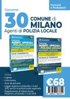 Concorso 30 agenti polizia locale Milano. Manuale per i concorsi completo di tutte le materie + Quiz. Nuova ediz. edito da Nld Concorsi