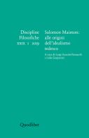 Discipline filosofiche (2019) vol.1 edito da Quodlibet