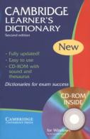 Cambridge learner's dictionary+cd-rom 2a ed. di Cambridge edito da Cambridge university press