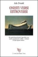 Onesti versi estroversi di Ada Donati edito da L'Autore Libri Firenze