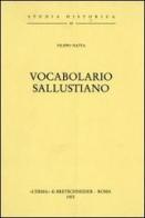 Vocabolario sallustiano (rist. anast. 1894) di F. Natta edito da L'Erma di Bretschneider