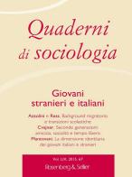 Quaderni di sociologia (2015) vol.67 edito da Rosenberg & Sellier