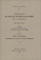 Commentaires sur les livres 3 et 4 de l'Almageste di d'Alessandria Teone edito da Biblioteca Apostolica Vaticana