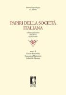 Papiri della società italiana vol.16 edito da Firenze University Press