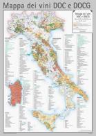 Mappa dei vini DOC e DOCG. Carta murale edito da Libreria Geografica