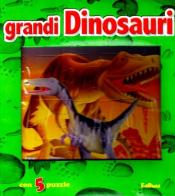 Dinosauri. Le creature più terrificanti della terra. Ediz. illustrata. Con 5 puzzle edito da Edibimbi