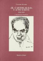 «Il Castogallo» e altri scritti (1922-1959) di Giacomo Noventa edito da Marsilio