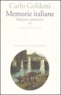 Memorie italiane vol.3 di Carlo Goldoni edito da Marsilio