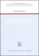 La formazione unilaterale del rapporto obbligatorio di Enrico Camilleri edito da Giappichelli