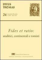 Fides et ratio: analisti, continentali e tomisti edito da ESD-Edizioni Studio Domenicano