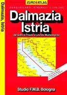 Dalmazia, Istria. Euro-atlante stradale 1:100.000 edito da Studio FMB Bologna