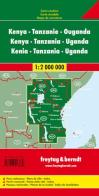 Kenya-Tanzania-Uganda 1:2.000.000 edito da Freytag & Berndt