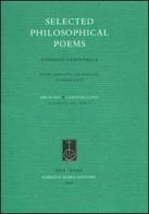 Selected philosophical poems di Tommaso Campanella edito da Fabrizio Serra Editore