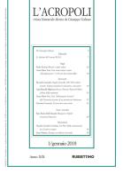 L' acropoli (2018) vol.1 edito da Rubbettino