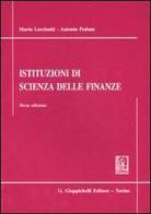 Istituzioni di scienza delle finanze di Mario Leccisotti, Antonio Pedone edito da Giappichelli