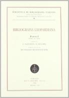 Bibliografia leopardiana vol.1 edito da Olschki