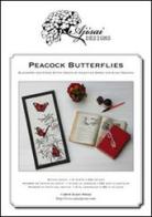 Peacock butterflies. Cross stitch and blackwork design di Valentina Sardu edito da Marcovalerio