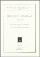 Bibliografia leopardiana vol.3 edito da Olschki