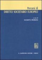 Percorsi di diritto societario europeo edito da Giappichelli