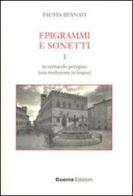 Epigrammi e sonetti 3. In vernacolo perugino (con traduzione in lingua) di Fausta Bennati edito da Guerra Edizioni