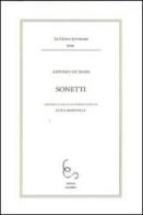 Sonetti di Antonio De Rossi edito da Edisud Salerno